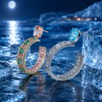 VΛULT ✦ ICTA° Aurora Circuit Hoops