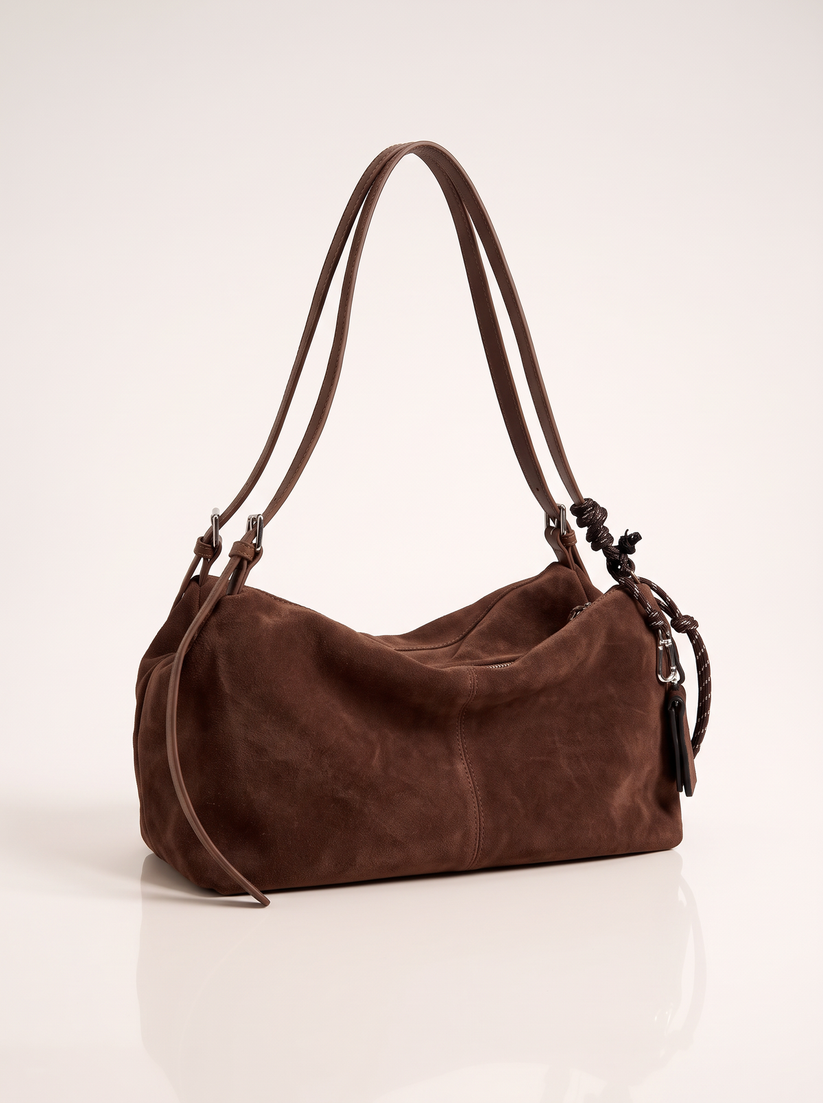 JIAERDI Vintage Large Capacity Tote Bag Women Retro Suede Casual Shoulder Bags Ladies Versatile Frosted Handbag Purse 2025 New