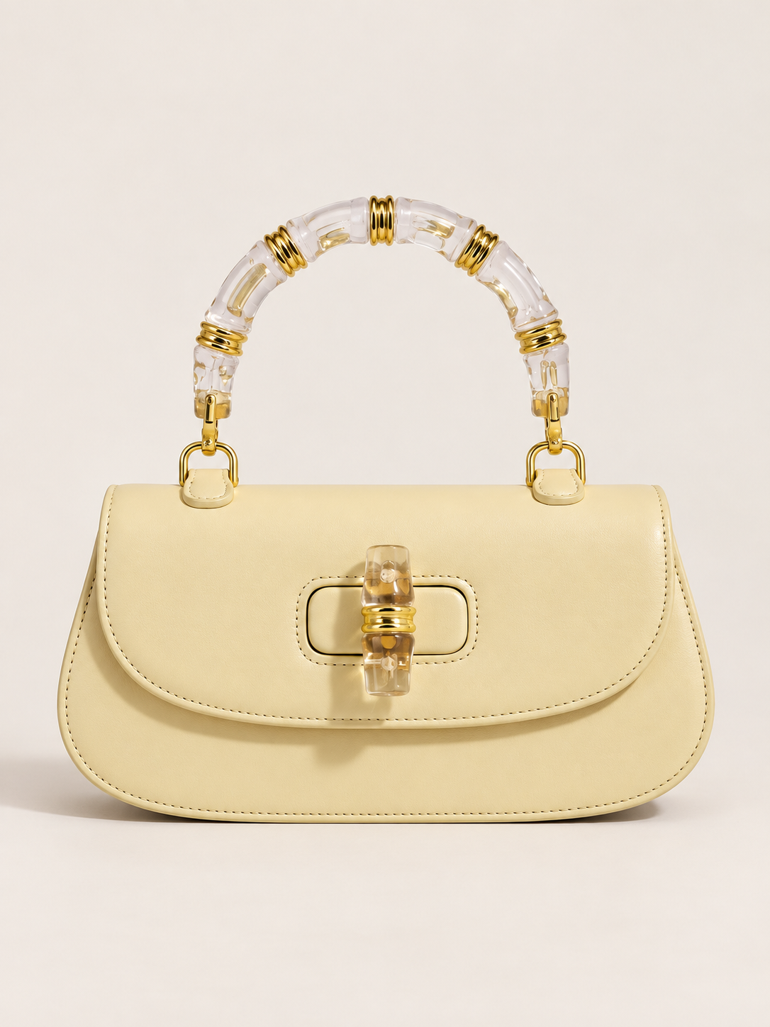 Classic Box Saddle Bags For Women Luxury Designer Handbags And Purses 2025 New In PU Acrylic Top Handle Small Underarm Shoulder