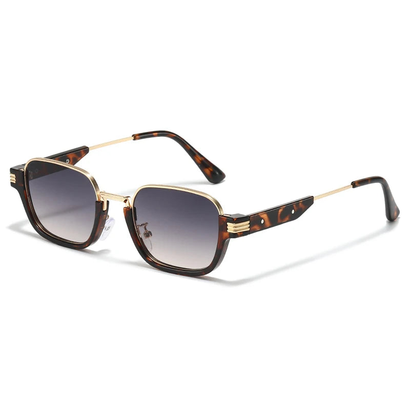 SHAUNA Retro Square Sunglasses Women Shades UV400 Fashion Clear Gradient Men Sun Glasses