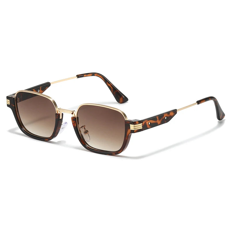 SHAUNA Retro Square Sunglasses Women Shades UV400 Fashion Clear Gradient Men Sun Glasses
