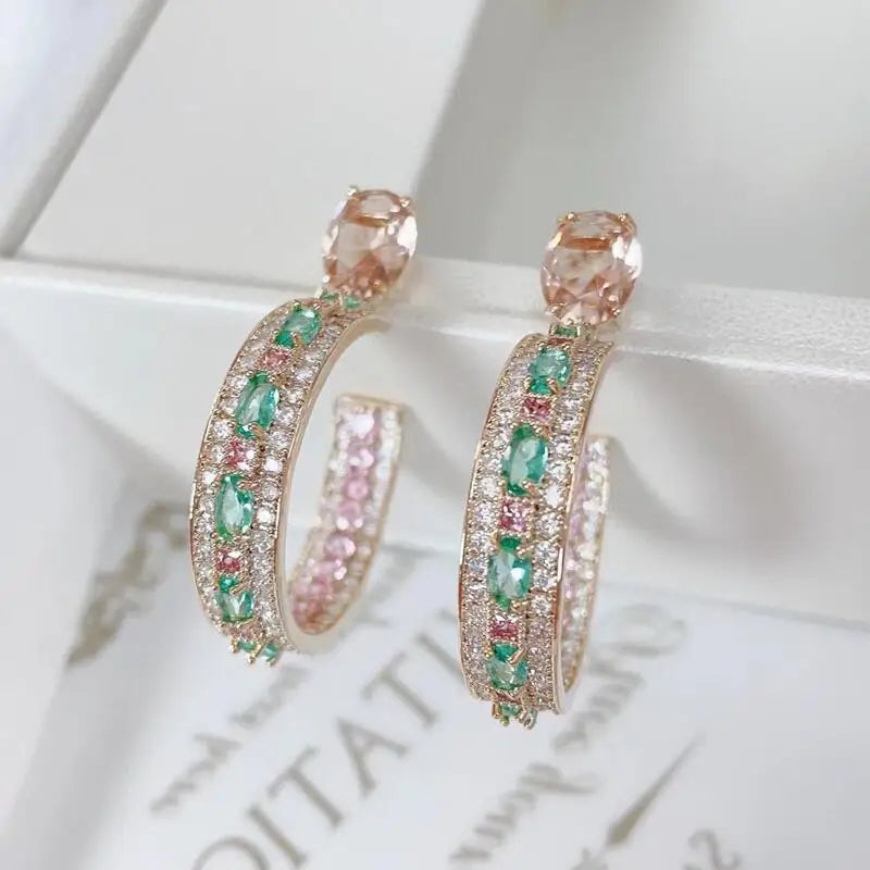 VΛULT ✦ ICTA° Aurora Circuit Hoops