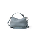 Genuine Cowhide Leather Women Hobo Bag, Mini Top Handle Satchel, Adjustable Crossbody Bag for Travel Daily Use