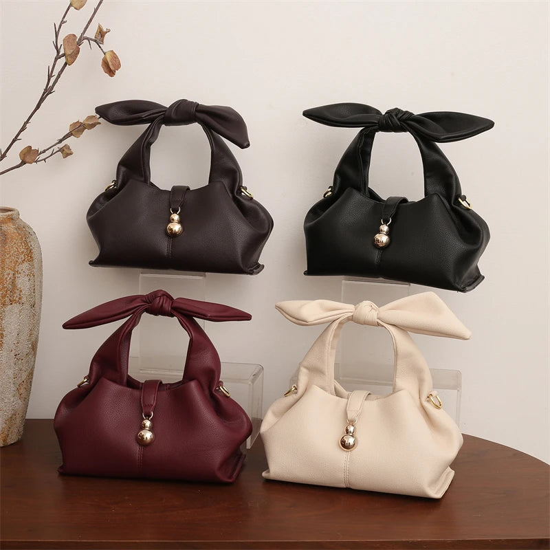 Butterfly Design Luxury Designer Handbags For Women Solid Color Shoulder Cross Body Hobo Bag 2026 Latest Trends Top-handle Bags