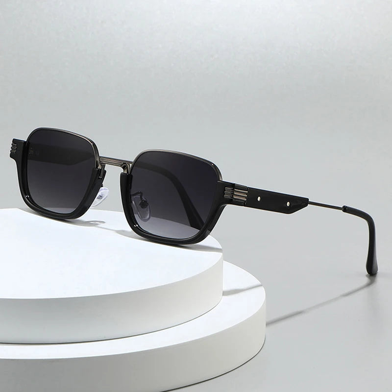 SHAUNA Retro Square Sunglasses Women Shades UV400 Fashion Clear Gradient Men Sun Glasses
