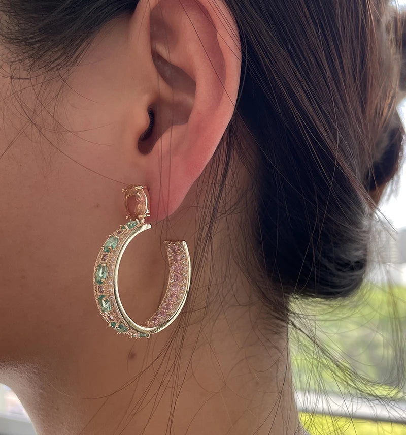 VΛULT ✦ ICTA° Aurora Circuit Hoops