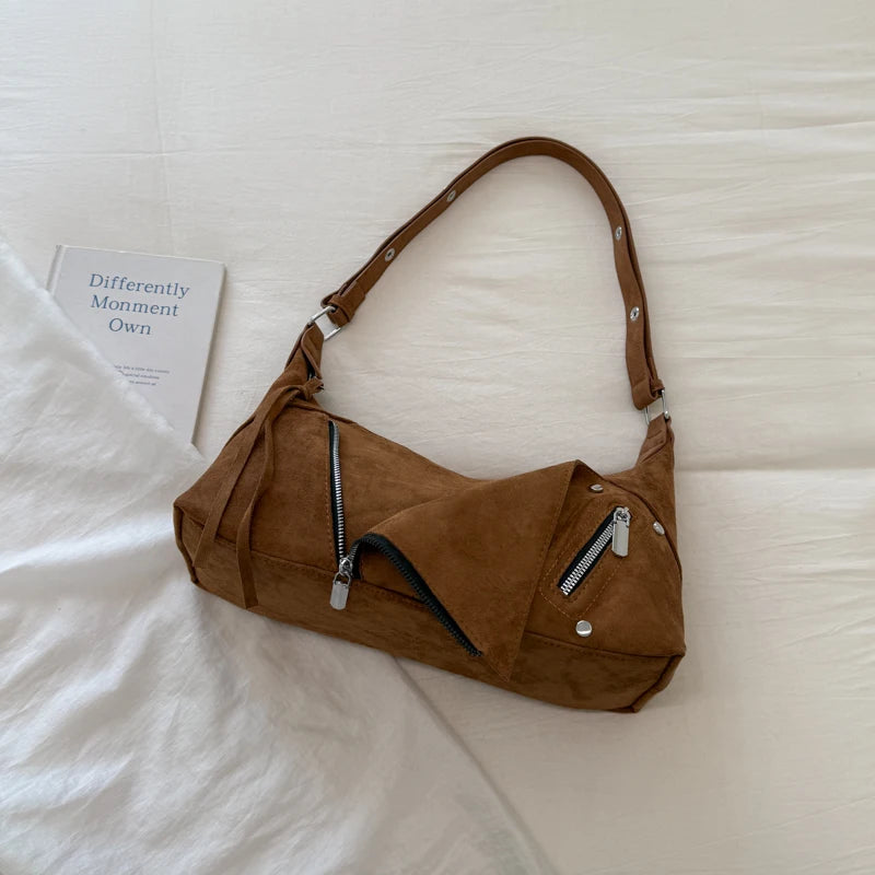 LEFTSIDE Vintage Pu Leather Crossbody Bag 2026 New Trend Soft Women Casual Daily Shoulder Bags Female Simple Handbags and Purses