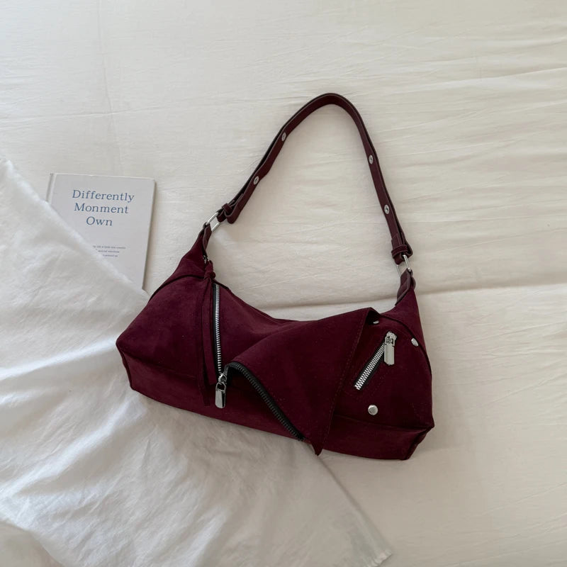 LEFTSIDE Vintage Pu Leather Crossbody Bag 2026 New Trend Soft Women Casual Daily Shoulder Bags Female Simple Handbags and Purses