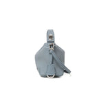 Genuine Cowhide Leather Women Hobo Bag, Mini Top Handle Satchel, Adjustable Crossbody Bag for Travel Daily Use
