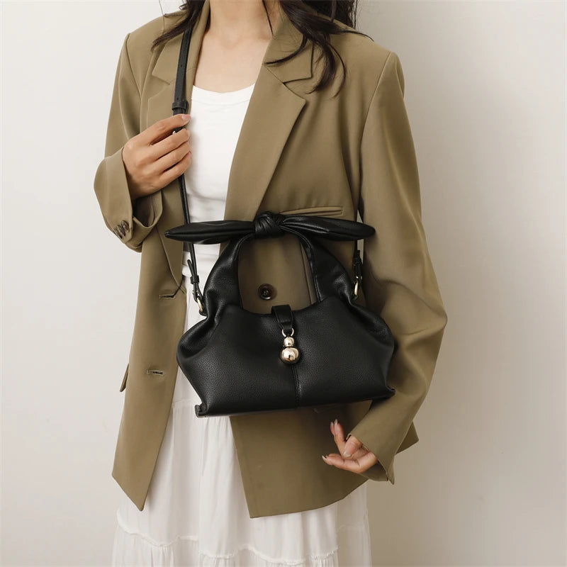 Butterfly Design Luxury Designer Handbags For Women Solid Color Shoulder Cross Body Hobo Bag 2026 Latest Trends Top-handle Bags