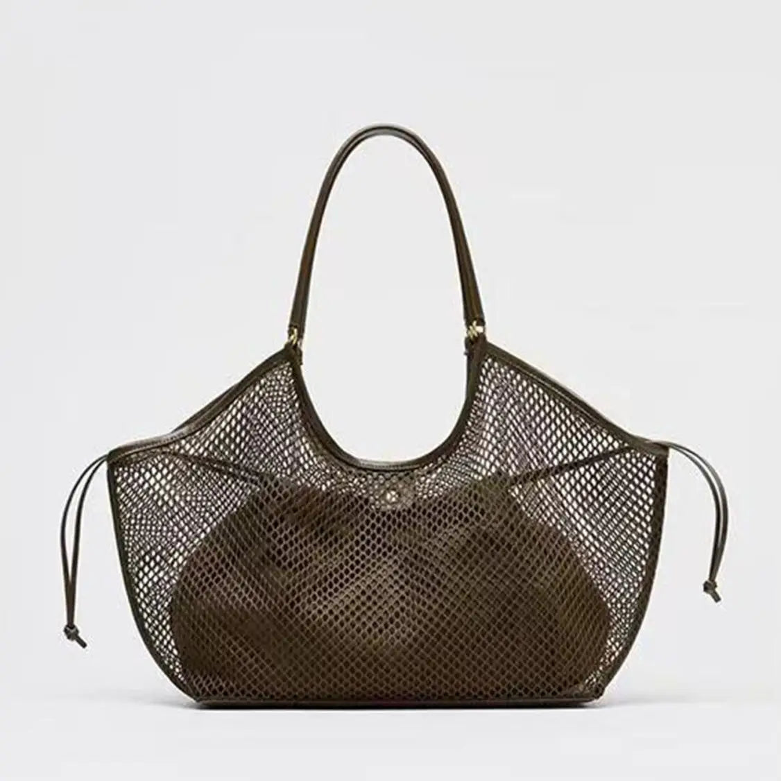 JIAERDI PU Leather Wing Tote Bag Women Hollow Luxury Large Capacity Shoulder Bag Ladies Vacation  Commuter Roomy Cluth Bag 2025