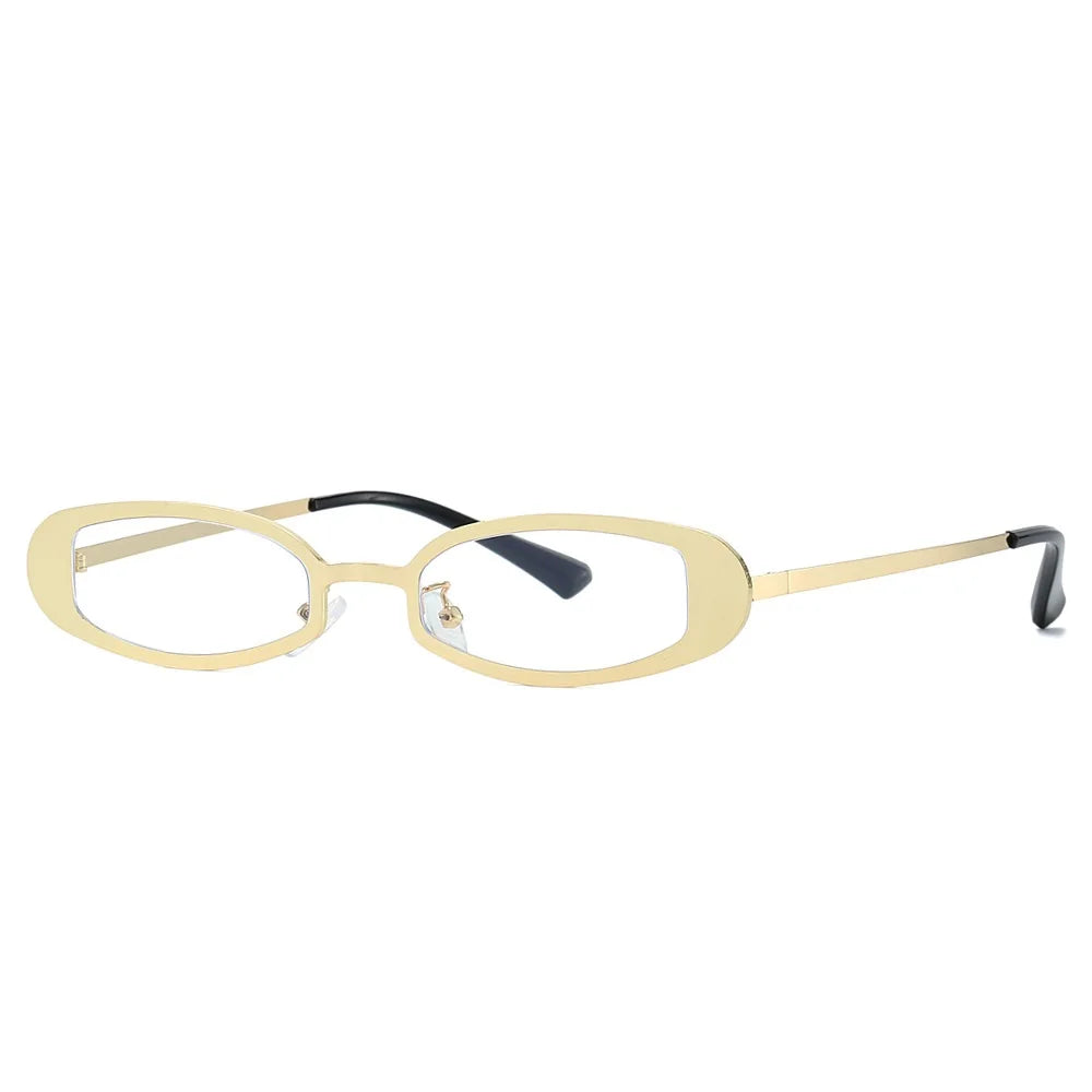 vintage small square alloy Y2K sunglasses for women new fashion polygon gradient sun glasses men hip hop shades uv400 driving