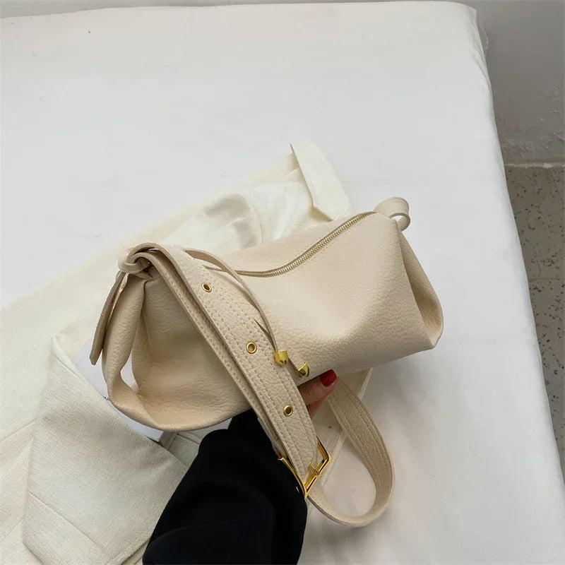VONMONAN Bucket Bags for Women Trend Vintage Designer High Quality Soft Leather Zipper Shoulder Cross-body Handbags and Purses