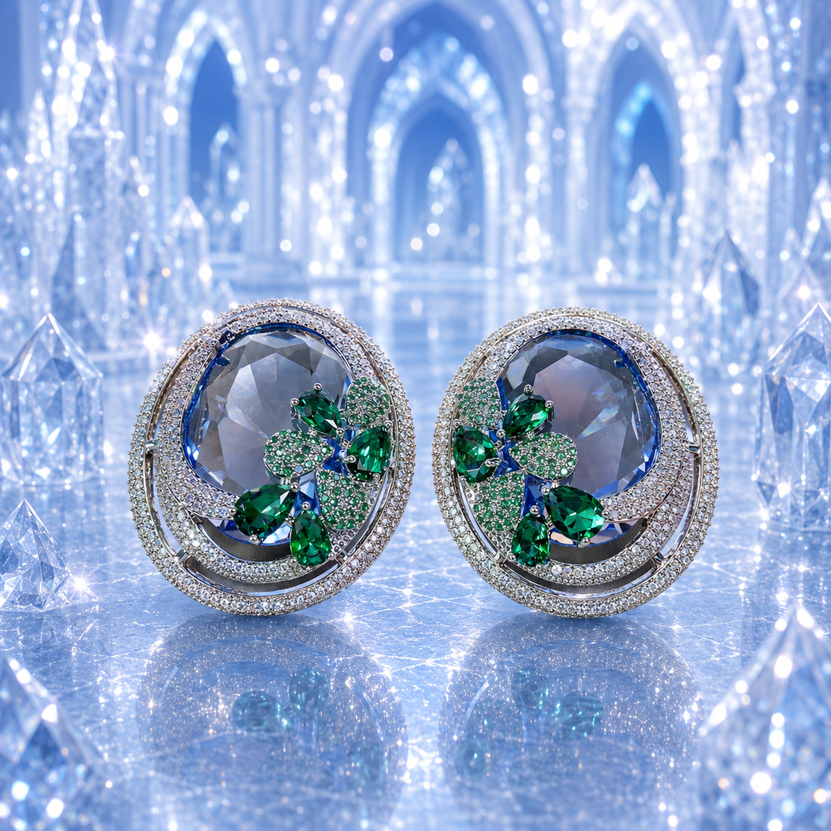 VΛULT ✦ ICTA° Celestine Orbit Earrings
