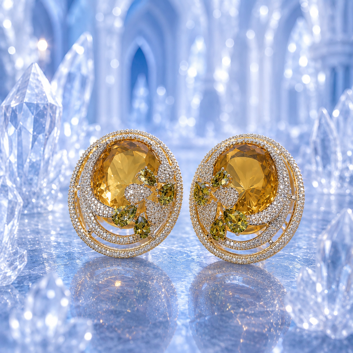 VΛULT ✦ ICTA° Celestine Orbit Earrings